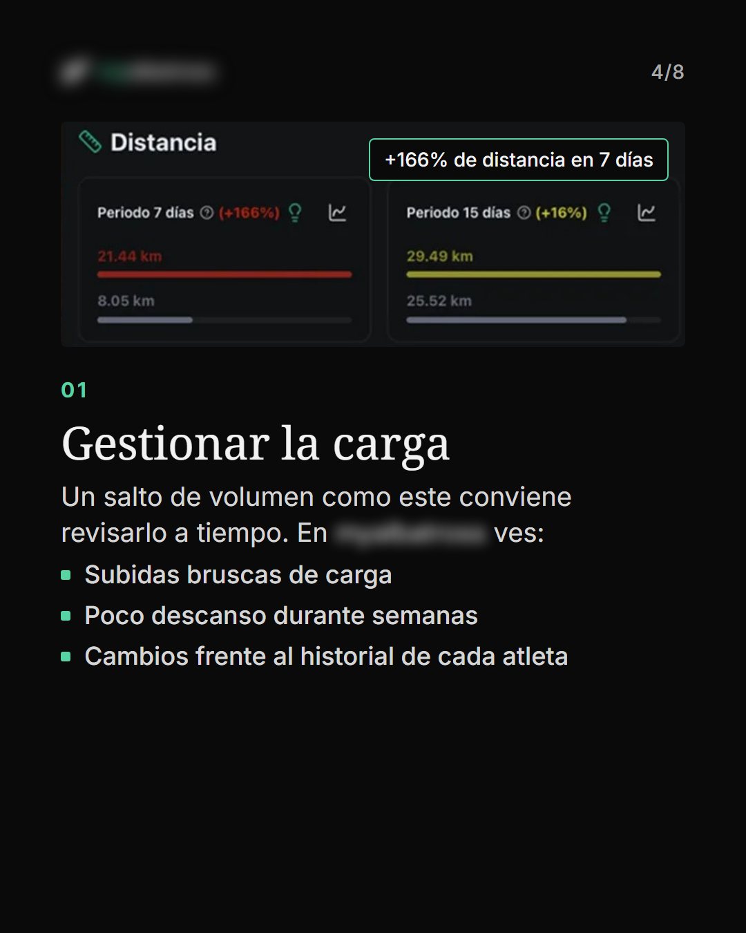 Placa 4 del carrusel: gestionar la carga